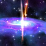 Vânt cosmic records, de la gaură neagră, umple spațiul
