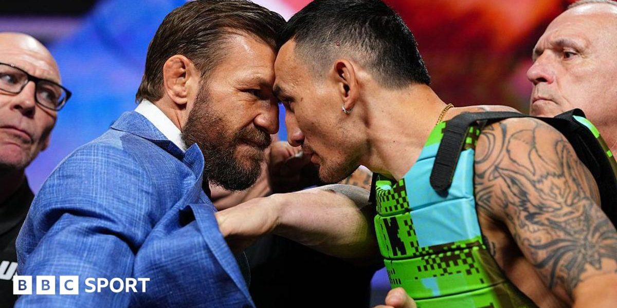 McGregor i-a rupt ochelarii lui Holloway la conferința UFC