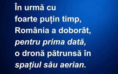 România a doborât prima dronă: Balcanic frontieră fierbinte