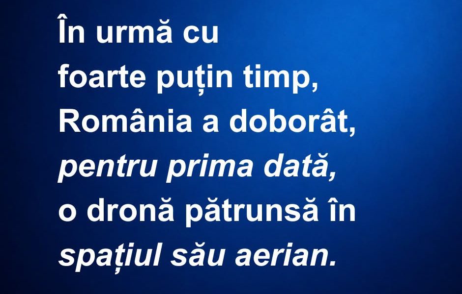 România a doborât prima dronă: Balcanic frontieră fierbinte
