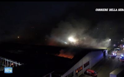 MILANO, MÂNĂ DE FOC: BARTOLINI ÎN FLĂCĂRI ȘI EXPLOZII