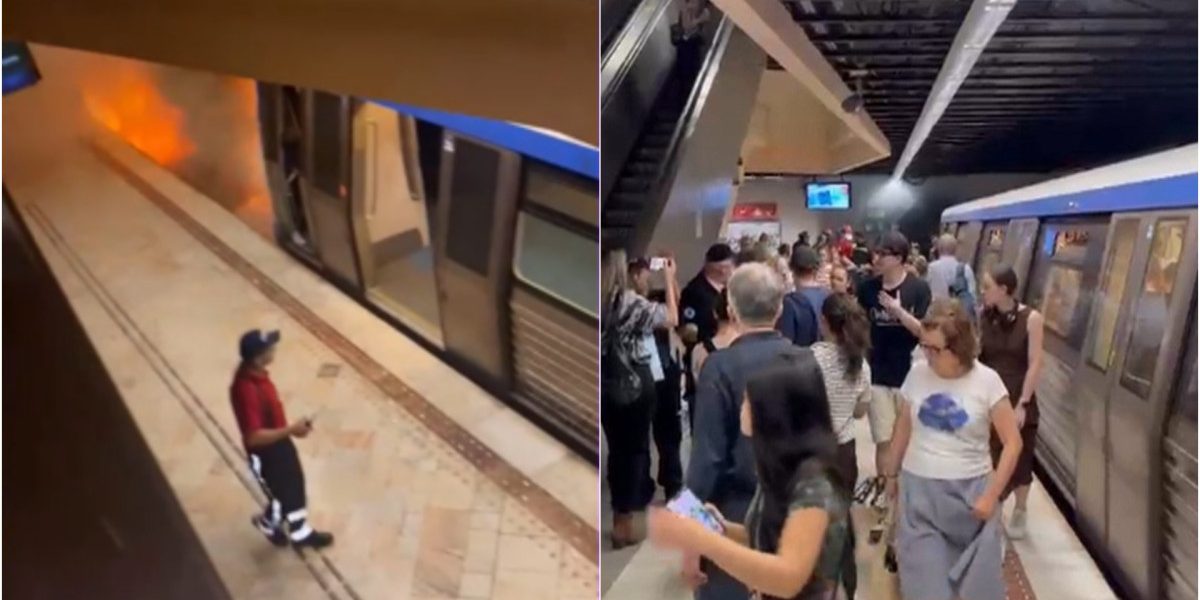 Incendiu la Universitate: Metro 2, la normal după furtună