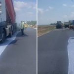 Centura Brănești, aproape gata: Se toarnă ultimul strat de asfalt