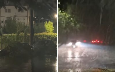 Furtună de coșmar în Craiova: Străzi sub ape, mașini distruse