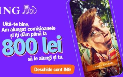 ING te plătește să-ți faci o primă impresie până la 800 lei