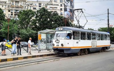 STB: Tramvaie noi la Tatra, circulație blocată în București