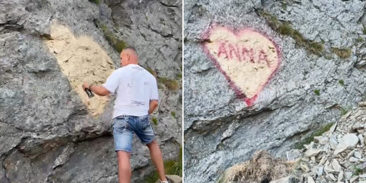 Poliția l-a prins pe „artistul” din Transfăgărășan