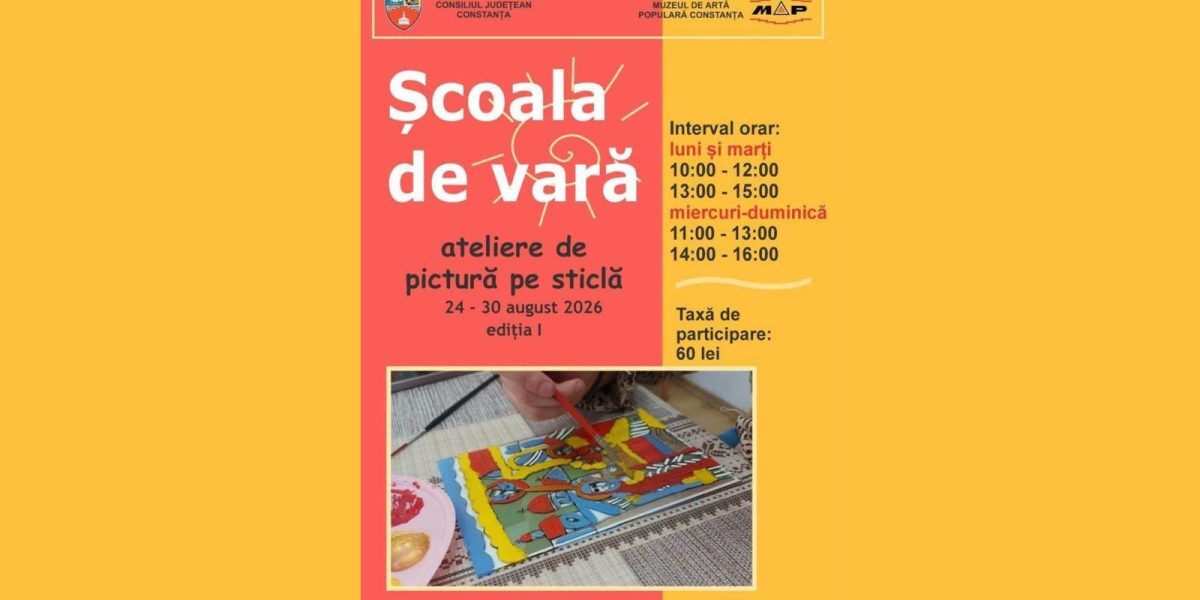Muzeul Constanța: Pictați icoane pe sticlă