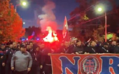 Peluza Nord, confruntare cu FCSB: Protestul e oprit