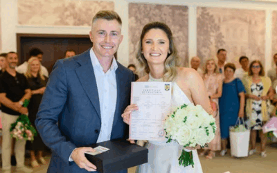 Irina Begu și Victor Crivoi uniți în fața altarului