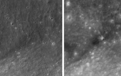 Luna, nouă cicatrice pe față. Imagini SpaceX uluitoare