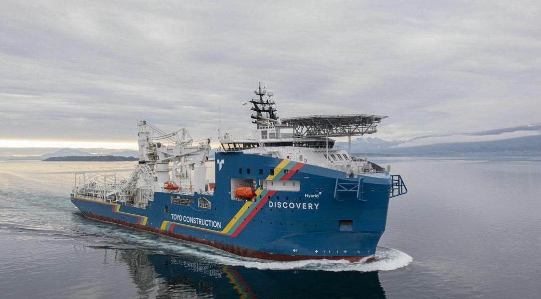 Șantier românesc: Nava-mamă pentru cabluri, gata de Japonia