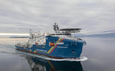 Șantier românesc: Nava-mamă pentru cabluri, gata de Japonia