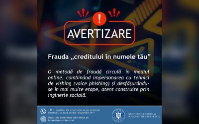 Escroci la telefon se dau polițiști