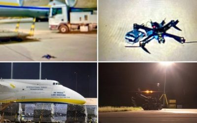 Germania: Dronă cu explozibil pe aeroport. Șoferul a lovit-o cu piciorul
