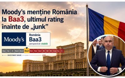 Economia României, o respirație grea: Moody’s ne menține ratingul