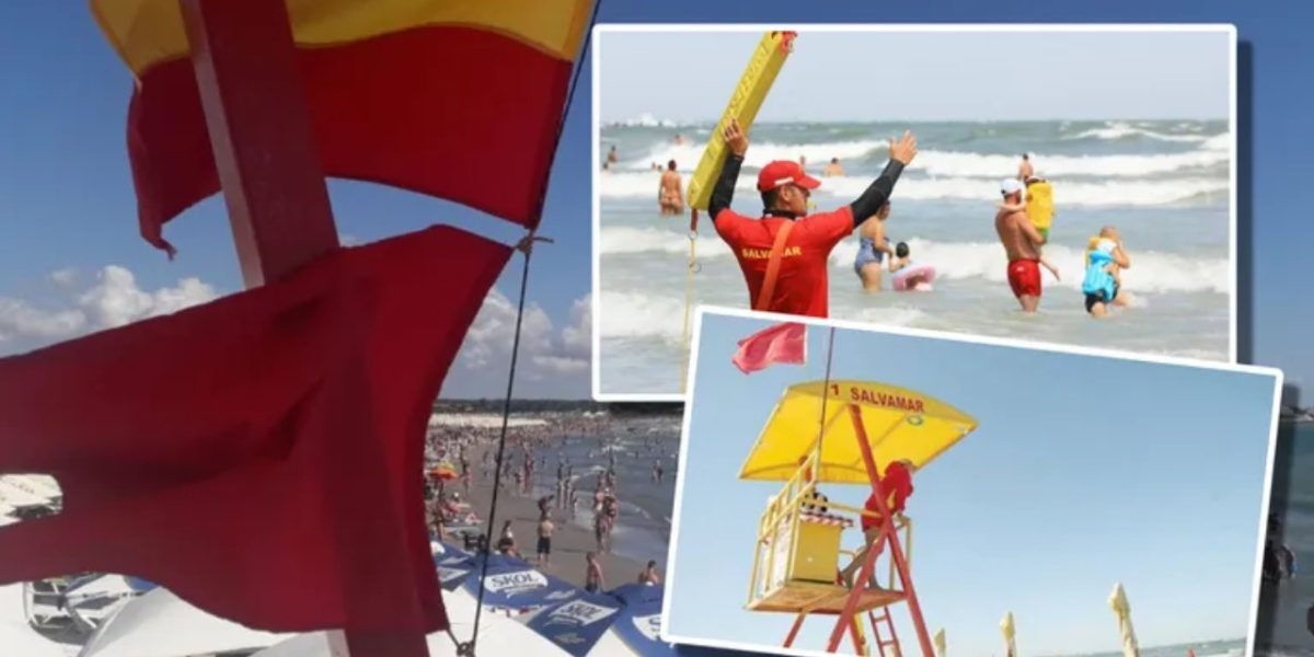 Litoralul românesc sub steag roșu: 1 mort la Mamaia, turiști scoși din mare