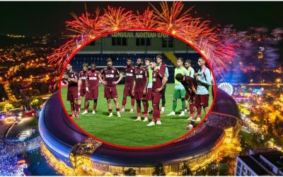 Atacant CFR Cluj a „sărbătorit” 0-5 cu Tromso la Untold. Foto