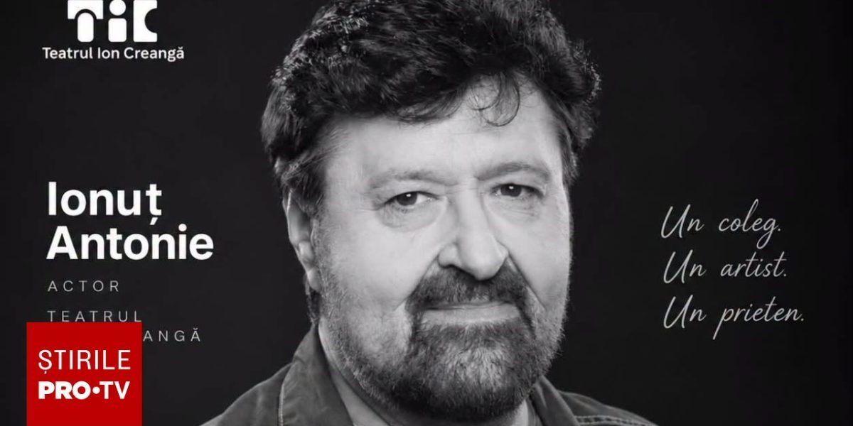 Ionut Antonie, actor mort, fără înmormântare. Apel umanitar