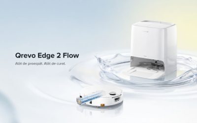Roborock aduce în România roboții de aspirat Qrevo Edge 2 Flow și Qrevo 2 Pro