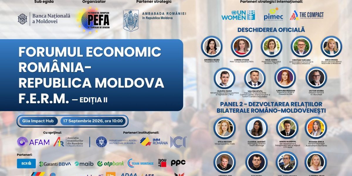 România și Moldova: Două economii, oportunități duble la Forum