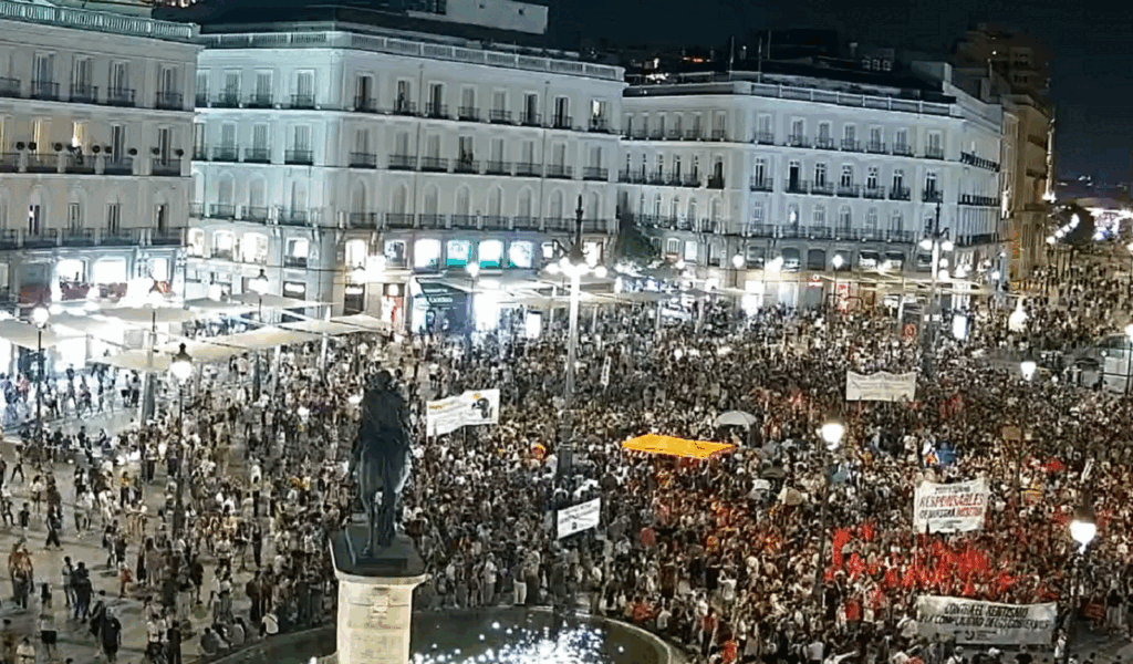 Madrid: Mii de oameni pe străzi contra scumpirii chiriei