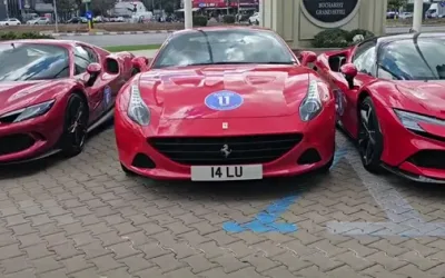 Ferrari în România: Tur al șoferilor spre Transfăgărășan