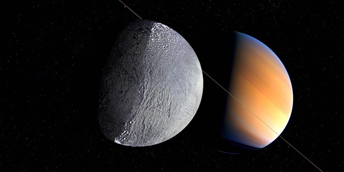 Viața pe Terra, salvată de microbii de pe Enceladus