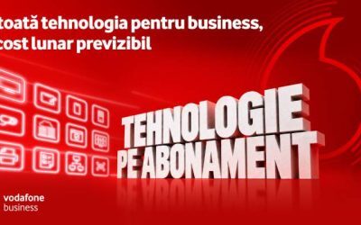 Vodafone Business: Echipamente pe abonament, acum și pentru firme