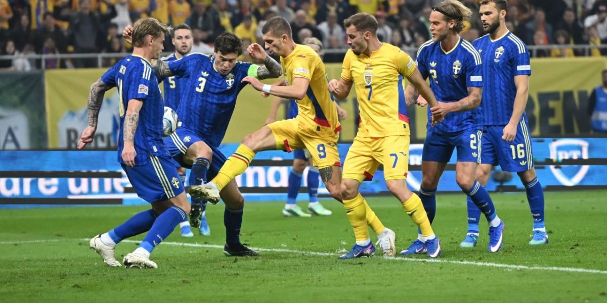România, din nou învinsă: 0-1 cu Suedia, al patrulea eșec consecutiv